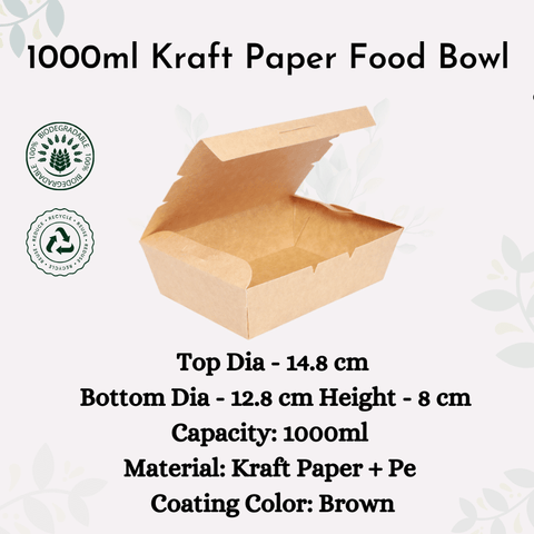 Kraft Paper Food Bowl