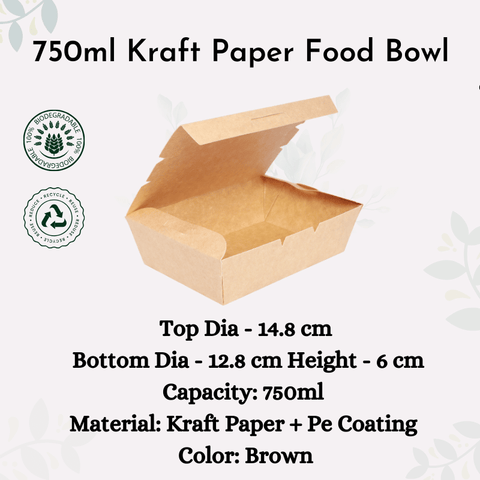 Kraft Paper Food Bowl