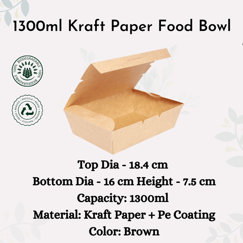 Kraft Paper Food Bowl